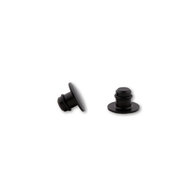 Tapones para rosca retrovisor HIGHSIDER aluminio CNC M10 - Negro brillo - motoscamaralweb.com Tapones para rosca retrovisor HIGHSIDER aluminio CNC M10 - Negro brillo - motoscamaralweb.com