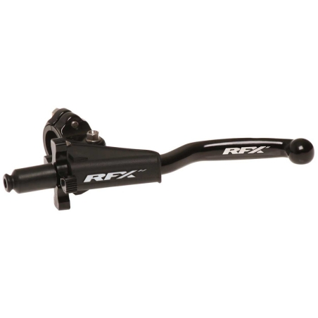 Conjunto de maneta de embrague forjada RFX Pro (negro) 2 tiempos Universal EZ Adjust - motoscamaralweb.com