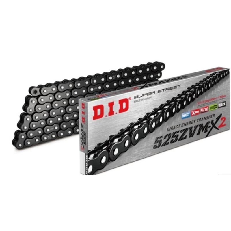 Cadena D.I.D 525ZVM-X2 X-Ring - Paso 525 - motoscamaralweb.com Cadena D.I.D 525ZVM-X2 X-Ring - Paso 525 - motoscamaralweb.com
