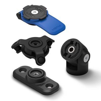 QUAD LOCK 360 Scooter Mounting Kit - Base/Adaptor/Head + Vibration Dampener - motoscamaralweb.com