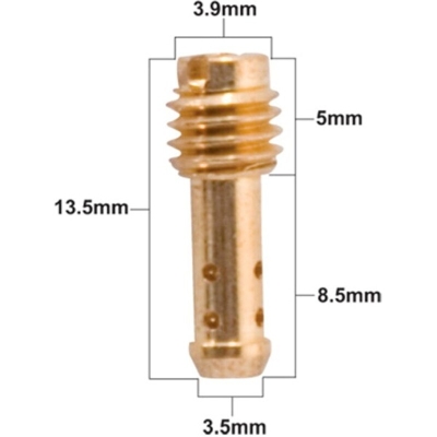 Chiclé de baja Prox 25 para Mikuni VM22/210 SERIES - motoscamaralweb.com