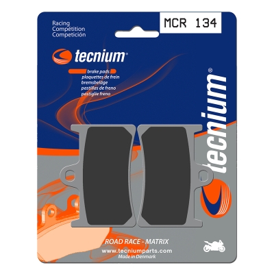 Pastillas de freno Tecnium MCR134 Sinterizadas Carbono - motoscamaralweb.com