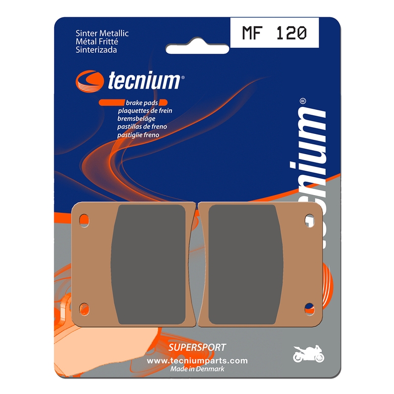 Pastillas de freno Tecnium MF120 Sinterizadas - motoscamaralweb.com Pastillas de freno Tecnium MF120 Sinterizadas - motoscamaralweb.com