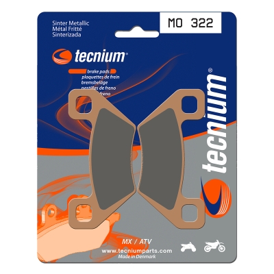 Pastillas de freno Tecnium MO322 Sinterizadas - motoscamaralweb.com