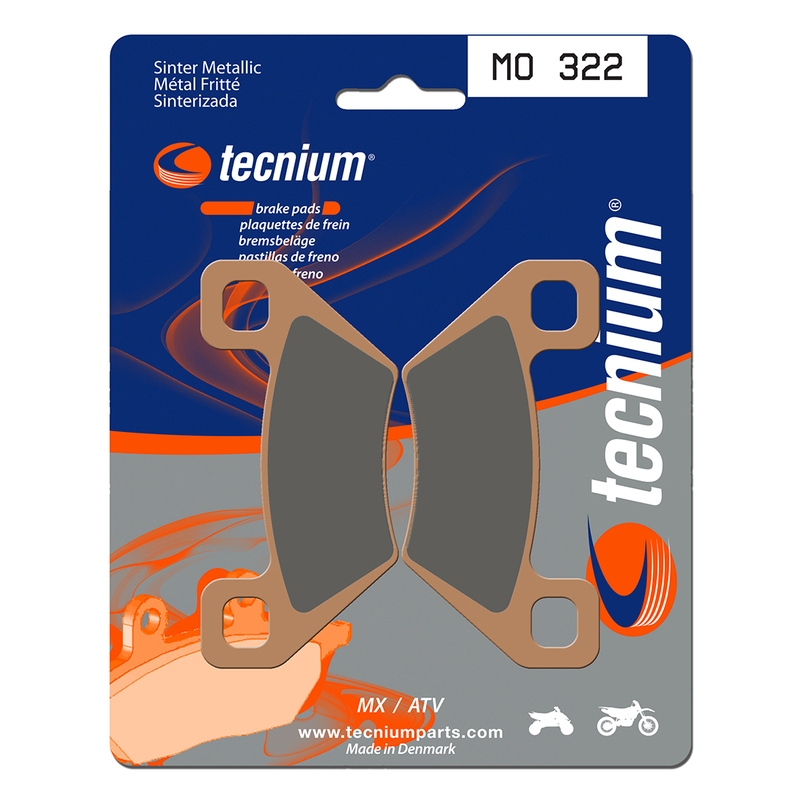 Pastillas de freno Tecnium MO322 Sinterizadas - motoscamaralweb.com Pastillas de freno Tecnium MO322 Sinterizadas - motoscamaralweb.com