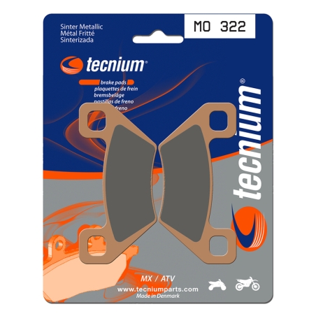 Pastillas de freno Tecnium MO322 Sinterizadas - motoscamaralweb.com