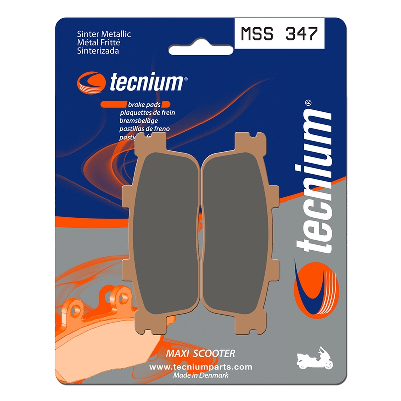 Pastillas de freno Tecnium MSS347 Sinterizadas SYM GTS 250/300 - motoscamaralweb.com Pastillas de freno Tecnium MSS347 Sinterizadas SYM GTS 250/300 - motoscamaralweb.com