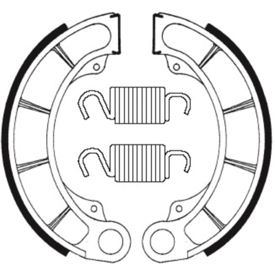 Zapatas de freno Tecnium BA198 - motoscamaralweb.com