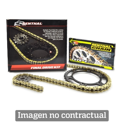 Kit cadena aluminio Renthal 520R1 (13-48-112) - motoscamaralweb.com