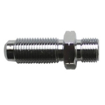 Adaptador macho M10x1 Venhill cromado- motoscamaralweb.com