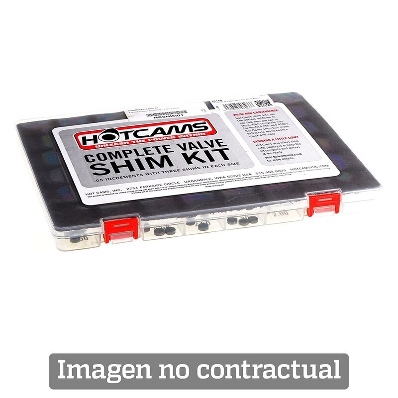 Pastillas de reglaje Hot Cams (Set 5pcs) Ø13 x 2.1 mm - motoscamaralweb.com Pastillas de reglaje Hot Cams (Set 5pcs) Ø13 x 2.1 mm - motoscamaralweb.com