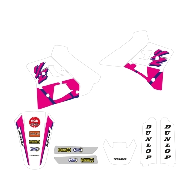 Kit adhesivos completo TECNOSEL OEM Yamaha 1992 - motoscamaralweb.com