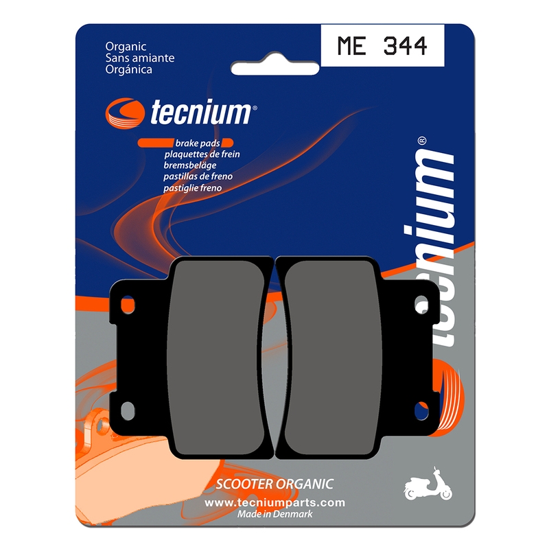 Pastillas de freno Tecnium Scooter orgánicas ME344 - motoscamaralweb.com