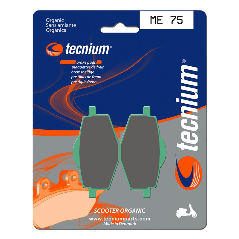 Pastillas de freno Tecnium Scooter orgánicas ME75 - motoscamaralweb.com
