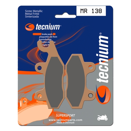 Pastillas de freno Tecnium MR138 Sinterizadas - motoscamaralweb.com