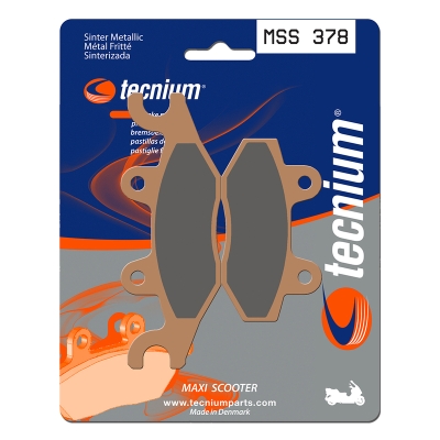 Pastillas de freno Tecnium MSS378 Sinterizadas - motoscamaralweb.com