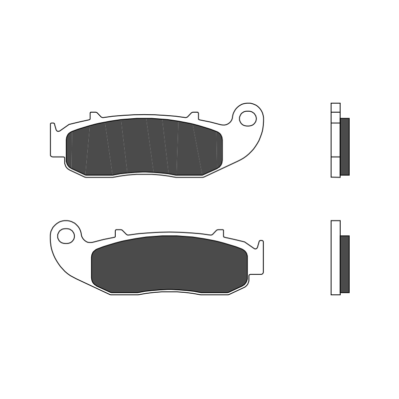 Pastillas de freno BREMBO carretera carbón cerámico - 07GR79CC - motoscamaralweb.com