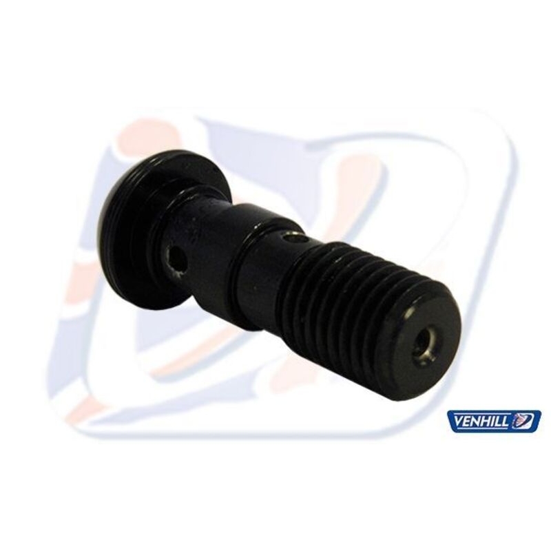 Tornillo doble alomado M10x1.25 Venhill negro - motoscamaralweb.com