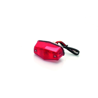 Piloto trasero BIHR homologado Mini-Lucas cromado P21 - 5W/12V - motoscamaralweb.com