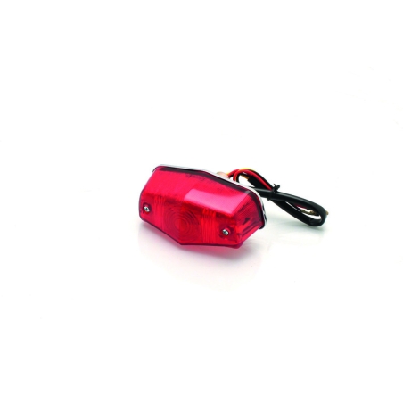Piloto trasero BIHR homologado Mini-Lucas cromado P21 - 5W/12V - motoscamaralweb.com