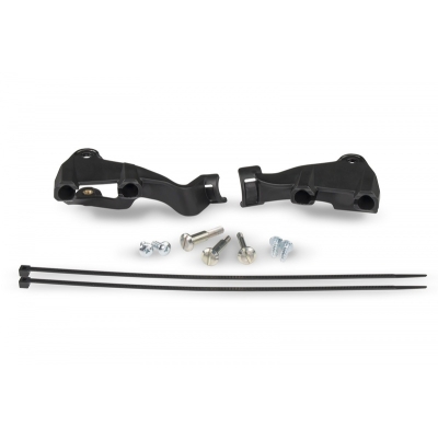 Kit montaje paramanos UFO - negro - motoscamaralweb.com