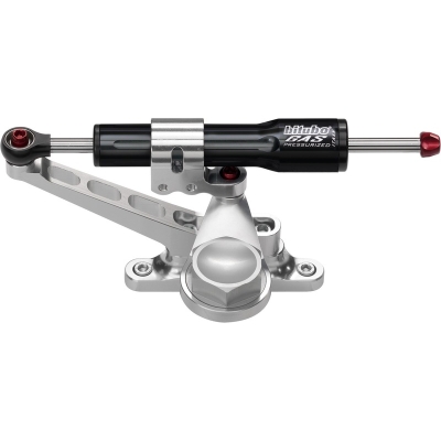 Kit amortiguador de dirección BITUBO negro montaje bajo instrumentos - Kawasaki Ninja ZX-6 R - motoscamaralweb.com