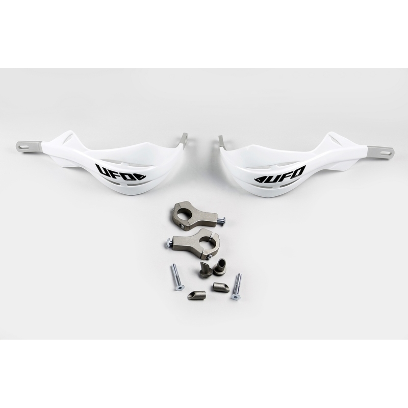 Paramanos cerrado UFO alu handguards 28 blanco PM01633-041 - motoscamaralweb.com Paramanos cerrado UFO alu handguards 28 blanco PM01633-041 - motoscamaralweb.com