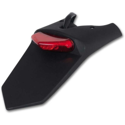 Portamatrículas UFO negro luz LED - motoscamaralweb.com