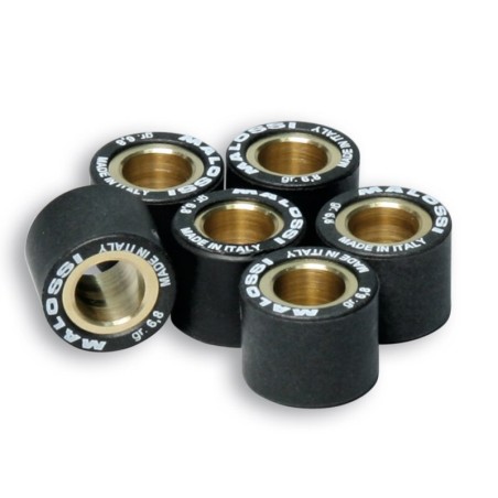 Rodillos de variador MALOSSI 15x12mm 6.5gr - 6 piezas- motoscamaralweb