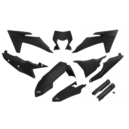Kit de plástica UFO - Negro - motoscamaralweb.com