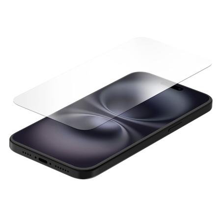 Protector de pantalla QUAD LOCK cristal templado - iPhone 16 Plus - motoscamaralweb.com
