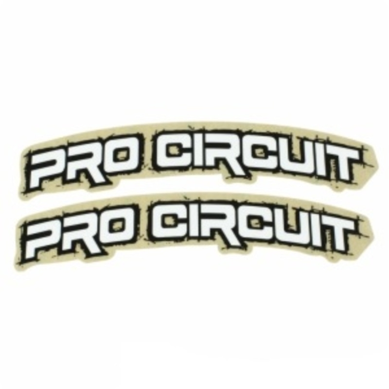 PRO CIRCUIT Retro Fender Decals - motoscamaralweb.com PRO CIRCUIT Retro Fender Decals - motoscamaralweb.com