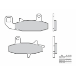 Pastillas de freno orgánicas Brembo 07SU1509 - motoscamaralweb.com