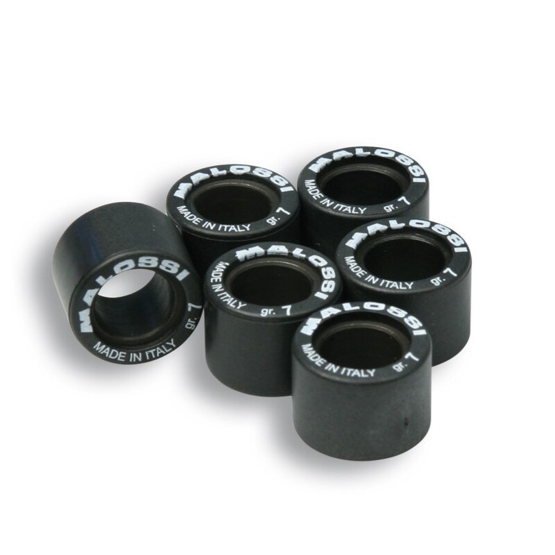 Rodillos de variador MALOSSI 17x12.3mm 6gr - 6 piezas- motoscamaralweb Rodillos de variador MALOSSI 17x12.3mm 6gr - 6 piezas- motoscamaralweb