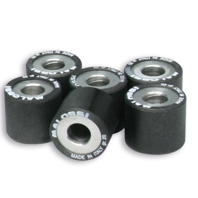 Rodillos de variador MALOSSI 25x22.2mm 22gr - 6 piezas- motoscamaralwe