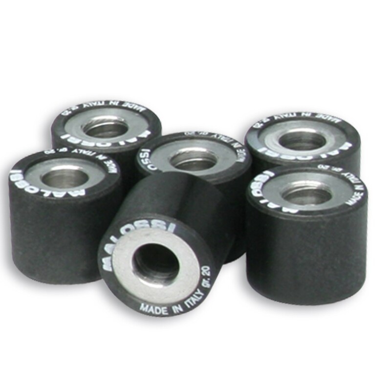 Rodillos de variador MALOSSI 25x22.2mm 22gr - 6 piezas- motoscamaralwe Rodillos de variador MALOSSI 25x22.2mm 22gr - 6 piezas- motoscamaralwe