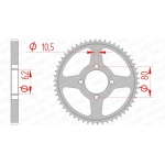 Corona AFAM acero estándar 12224 - Paso 428 - motoscamaralweb.com