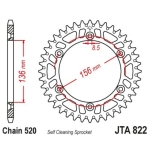 Corona JT Aluminio negro JT 822 con 48 dientes - motoscamaralweb.com