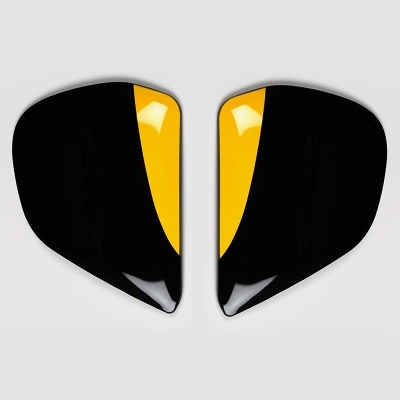 Cubiertas laterales ARAI ROBERTS Amarillo (Compatible sistema VAS-V) - motoscamaralweb.com