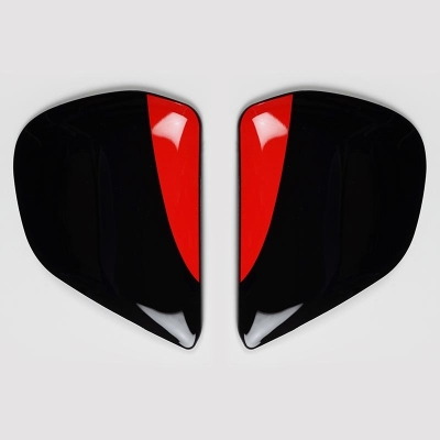 Cubiertas laterales ARAI ROBERTS Rojo (Compatible sistema VAS-V) - motoscamaralweb.com