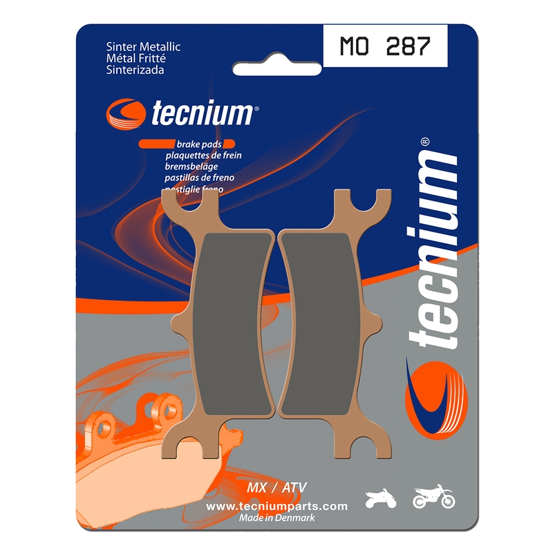 Pastillas de freno Tecnium MO287 Sinterizadas - motoscamaralweb.com Pastillas de freno Tecnium MO287 Sinterizadas - motoscamaralweb.com