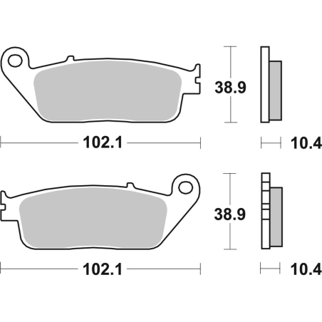 Pastillas de freno sinterizadas Brembo 07096XS - motoscamaralweb.com