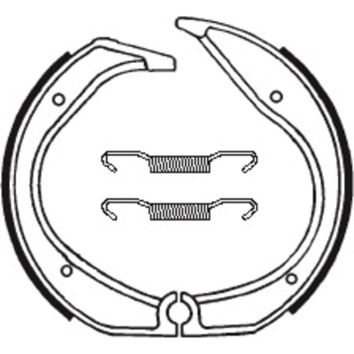 Zapatas de freno Tecnium BA140 - motoscamaralweb.com