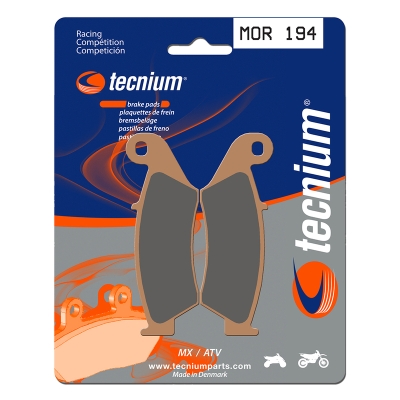Pastillas de freno Tecnium MOR194 Sinterizadas - motoscamaralweb.com