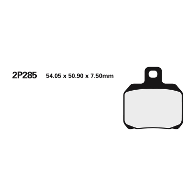 Juego pastillas de freno NISSIN 2P285ST Tra. RC8 1190. R - motoscamaralweb.com