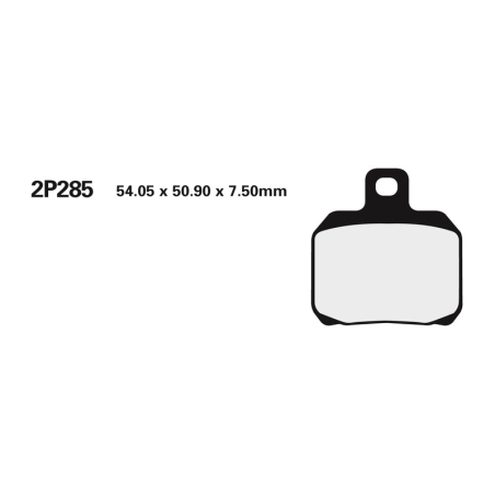 Juego pastillas de freno NISSIN 2P285ST Tra. RC8 1190. R - motoscamaralweb.com
