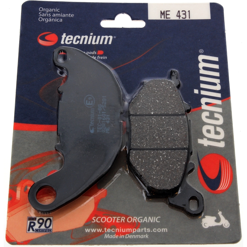 Pastillas de freno TECNIUM Scooter orgánicas - ME431 - motoscamaralweb.com Pastillas de freno TECNIUM Scooter orgánicas - ME431 - motoscamaralweb.com