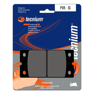Pastillas de freno Tecnium MA6 Orgánicas - motoscamaralweb.com