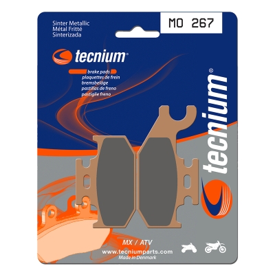 Pastillas de freno Tecnium MO267 Sinterizadas - motoscamaralweb.com