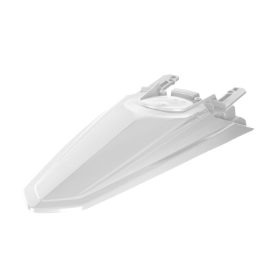 Guardabarros trasero POLISPORT - Blanco - motoscamaralweb.com
